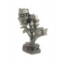 P POLYRESIN FIGURE COUPLE IN ANTIQUE GOL