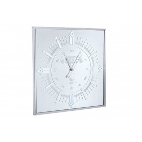 GARPE GLASS/MDF/METAL WALL CLOCK 60X5X60