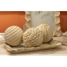 SFERA GARPE NATURAL SET 4 BALLS 10X10X10