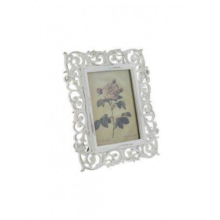 POLYRESIN FRAME IN ANTIQUE WHITE 10X15