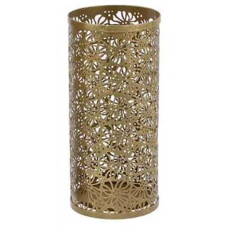 METAL UMBRELLA HOLDER GOLD SMALL