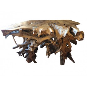 CONSOLLE RADICE FOSSILE TEAK