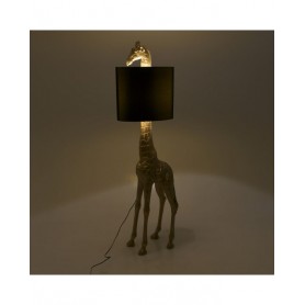 POLYRESIN FLOOR LUMINAIRE GIRAFFE GOLD