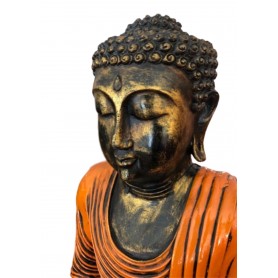 BUDDHA STATUA POSIZIONE LOTO 75CM