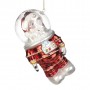 GLSS SPACE SANTA ORN 13CM