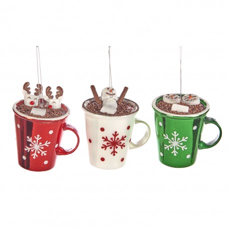 GLSS XMAS MUG ORN ASS/3 10CM