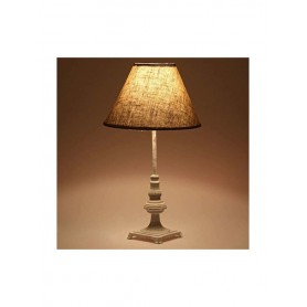 METAL TABLE LAMP IN WASHED GREY COLOR