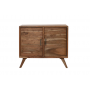 CREDENZA 2 SPORTELLI IN LEGNO NATURALE