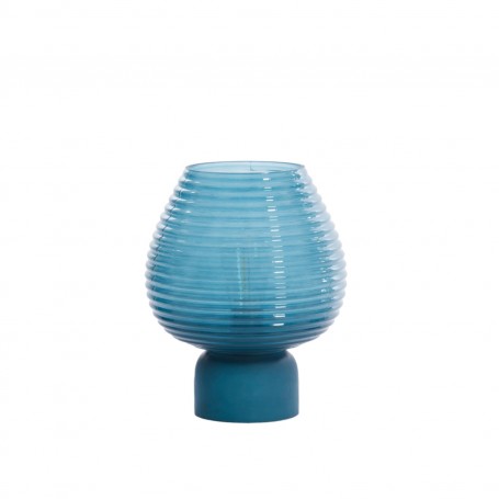 TABLE LAMP LED 18X23 CM ALENNA GLASS