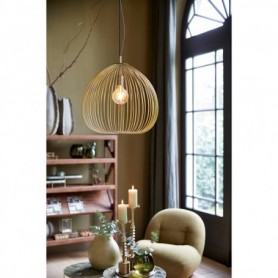 HANGING LAMP O45X45CM RILANA LIGHT GOLD