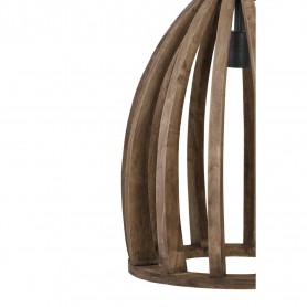 HANGING LAMP O38X46CM HARANKA WOOD DARK