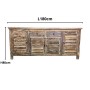 CREDENZA 160X80X140 IN TEACK MASSELLO