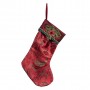 FABR.BROC STOCKING RD/GRN/GLD 46 CM