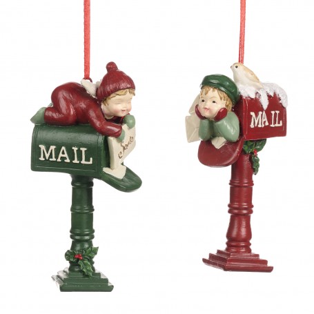 XMAS ANGEL KID/MAIL BOX