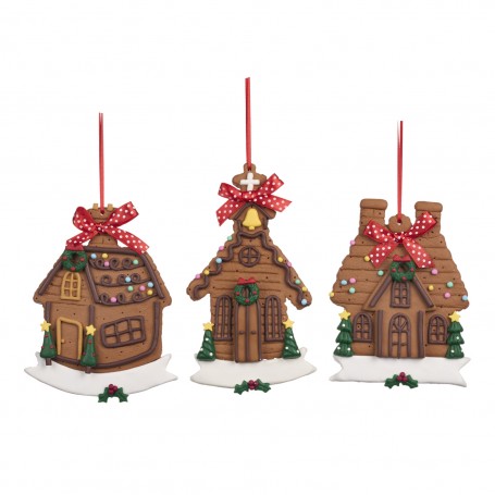 CLAY XMAS GINGERBREAD HOUSE