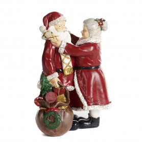 SANTA MR/MRS CLAUS TT RD16CM