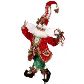 CANDY CANE AND HOLLY SANTA FAIRY 42CM