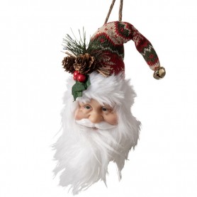 CIONDOLO DECORATIVO BABBO NATALE ROSSO