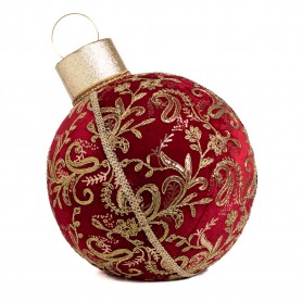 BROC. SWIRL XMAS DISPLAY BALL