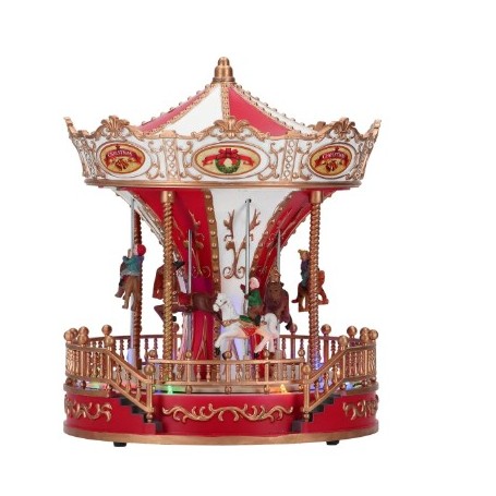 CAROUSEL ANIMATED 23,5X23,5X28CM