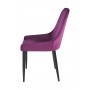 ELIZABETH-SEDIA IN VELLUTO AUBERGINE