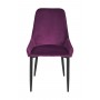 ELIZABETH-SEDIA IN VELLUTO AUBERGINE