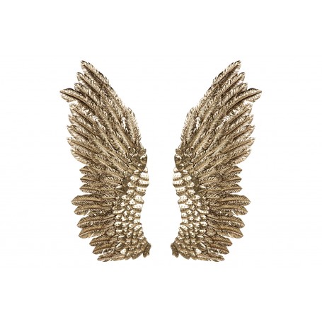 GOLDEN METAL SET 2 WINGS